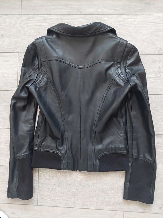 Geacă damă piele naturală MANGO