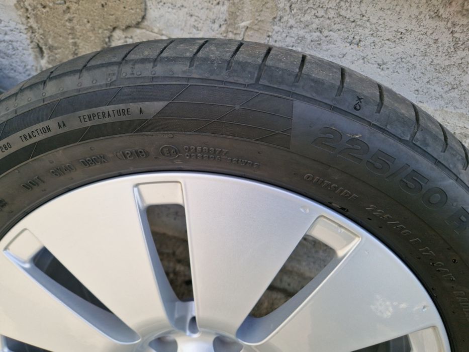 Джанти Mercedes 17 цола , 5х112 , 7j , et48.5 , 225/50/17  Audi  , Vw