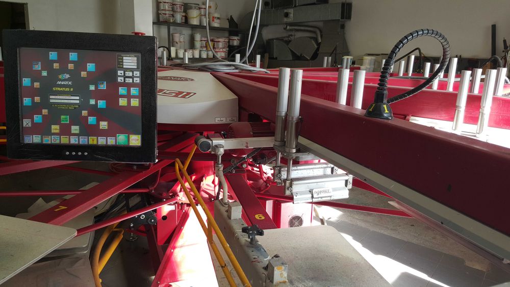 МАШИНА ЗА СИТОПЕЧАТ на Тениски,Торби и Текстилни Изделия /ANATOL/