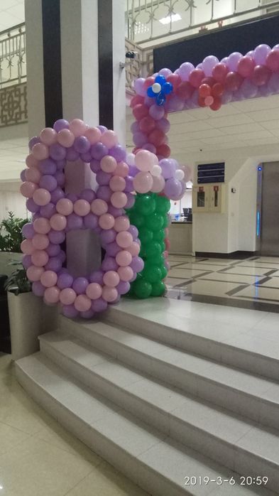 Оформление шарами