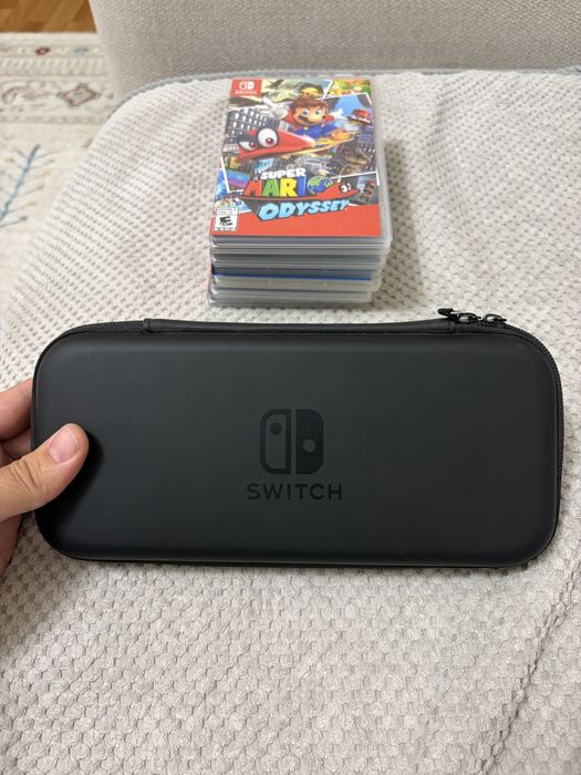 Nintendo switch oled + 6 новых игр