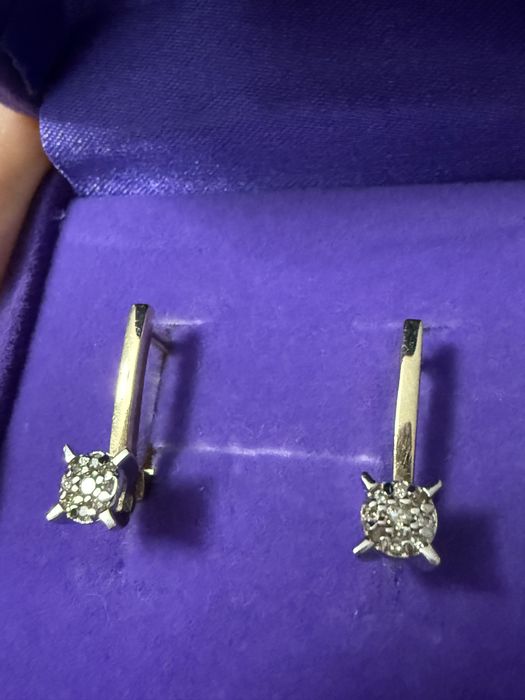 Бриллиантовые серьги