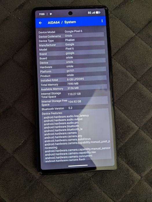 Google Pixel 6 128GB 8GB RAM Tensor (5 nm)