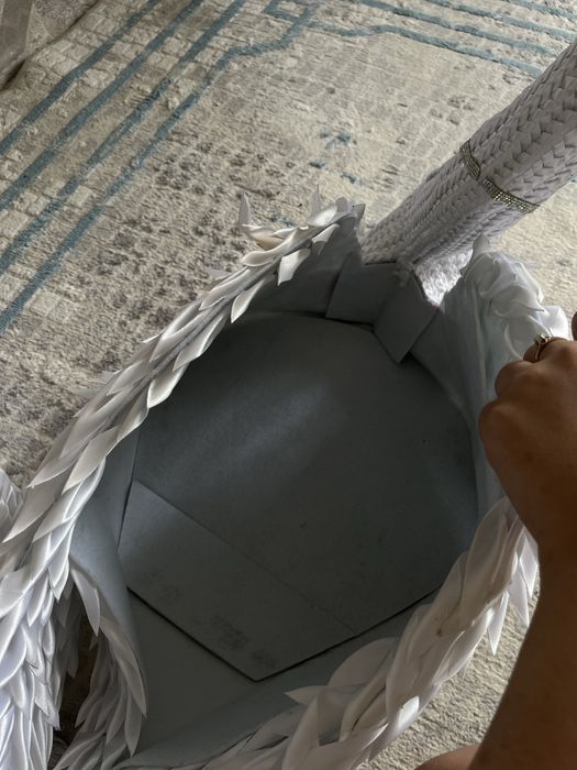 2 қалта қоржын той ұзатуға арналған аққулар