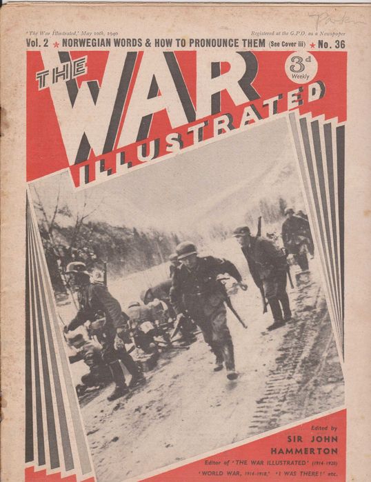 5 numere din revista "The War Illustrated" (1940)