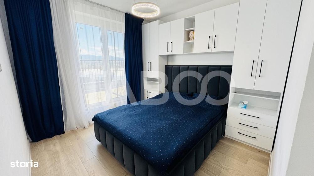 Penthouse cu terasa de 51mp de vanzare 3 camere 2 bai 1 parcare Sibiu