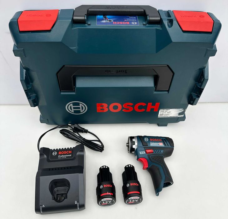 Bosch GSR 12-15 FC - Акумулаторен винтоверт 2x12V 2.0Ah неразличим от нов!