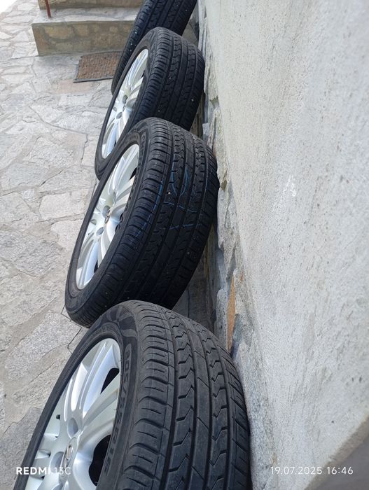 16"Джанти Опел  с нови летни гуми 205/55/16