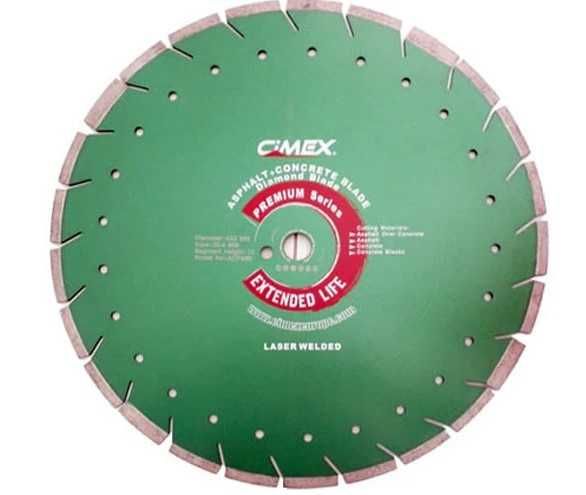 Диамантени дискове комбинирани за на асфалт и бетон от Ф300 до Ф500