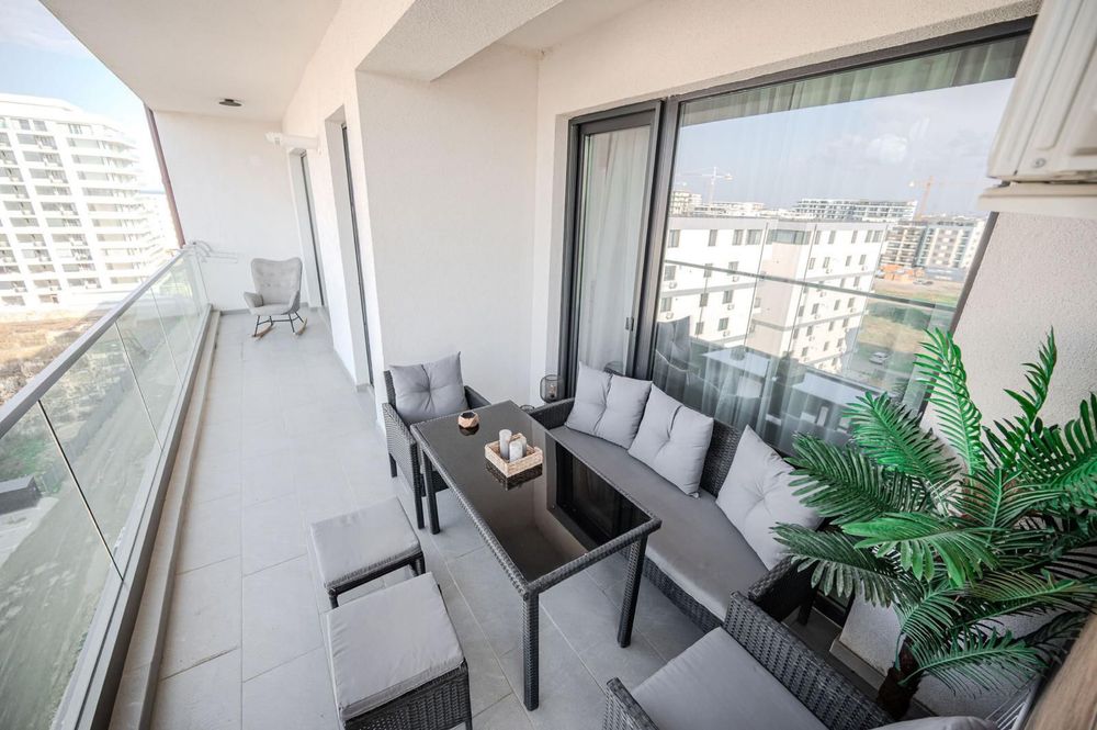 Cazare Apartament regim hotelierMamaia Nord100m de plaja 67m2/Parcare privata