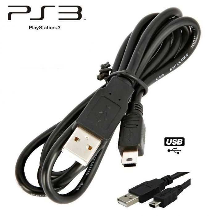 USB УСБ Кабел за зареждане на Джойстик за ПС3 / PS3