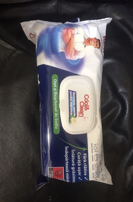 Servetele umede cu Otet si Bicarbonat