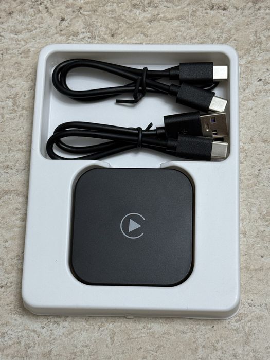 AI BOX A3669 Wireless CarPlay / Android Auto адаптер USB-C + USB