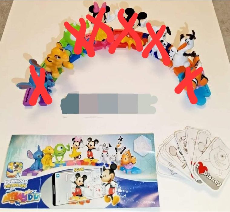 Разменям Киндер играчки