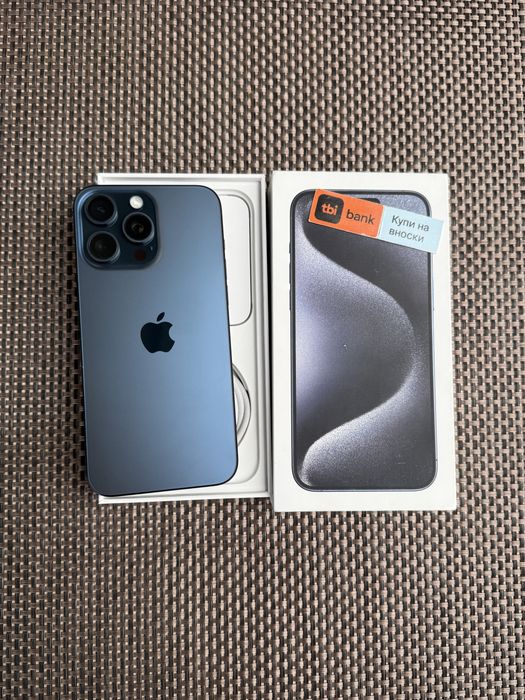 512GB!ЛИЗИНГ*51лв/м iPhone 15 Max Blue  айфон 15 про макс