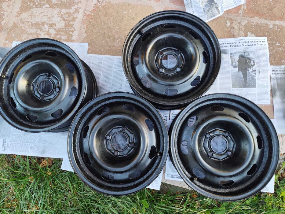 Продавам 4 стоманени джанти 15 цола за Пежо/Peugeot  Ситроен/Citroen