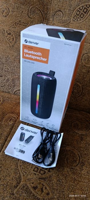 Bluetooth тонколона - Denver Mit LED Licht