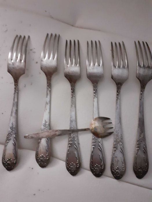 вилки мельхиоровые СССР