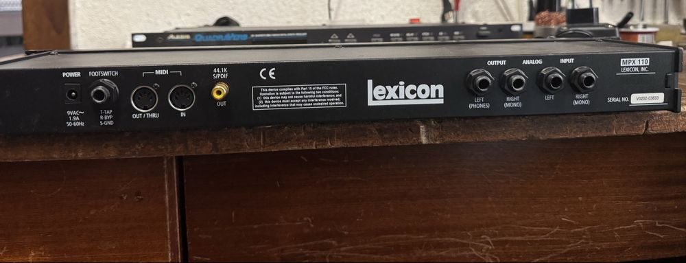 LEXICON MPX 110 мулти ефект процесор