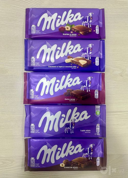 Milka шоколадлари оптимга