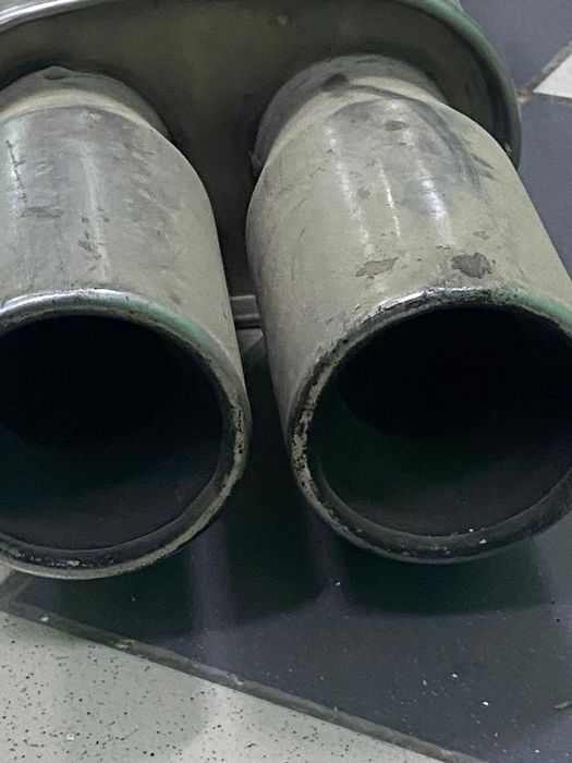 Двойной глушитель на w210