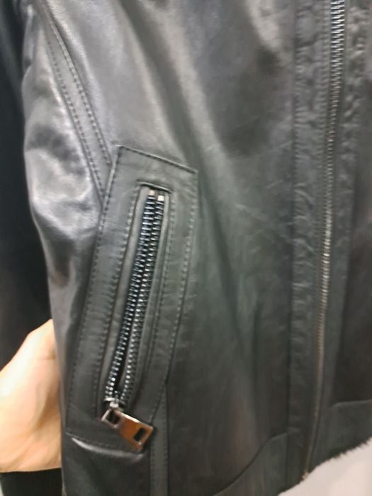 Кожено яке с топла подплата!