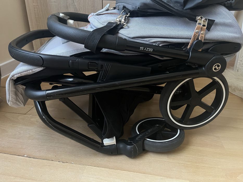 Количка Cybex Eezy S+ 2 Lava Grey + Подарък раница Chipolino