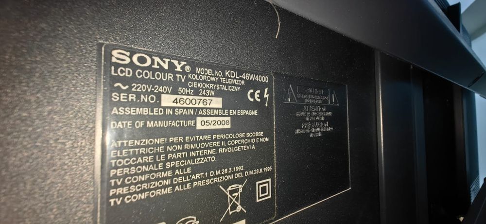 Плазменный телевизор Sony