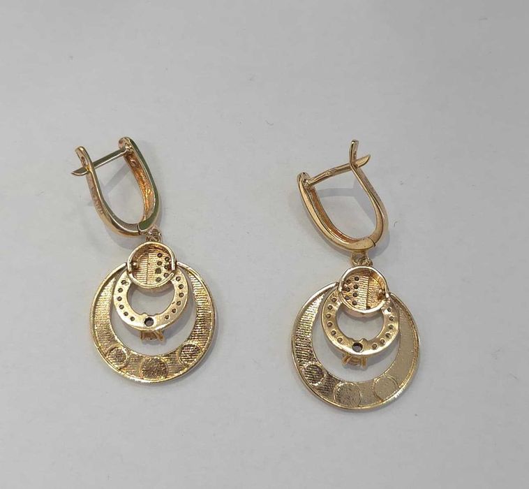 (AG35) Cercei aur 14K 5.88 gr  B36072 - Garantie 2ani !