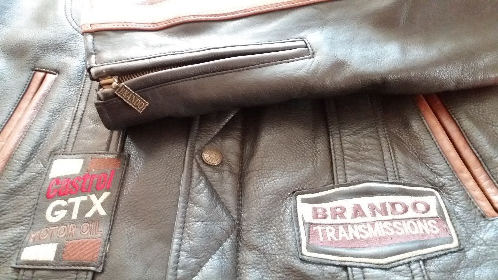 Vand geaca piele exclusivista BRANDO ( LONDON )