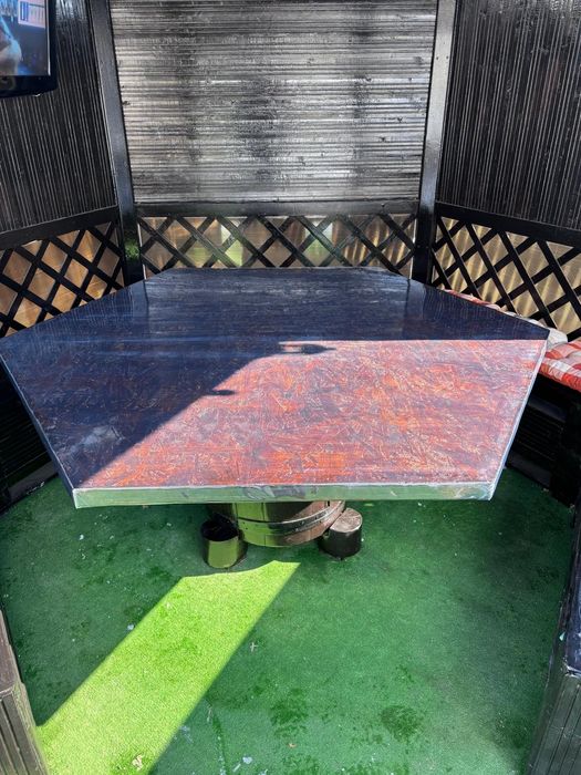 Butoi stejar cu blat hexagonal 164/164