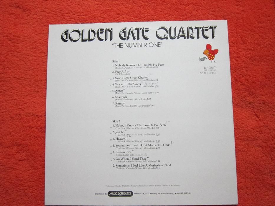 vinil rar –gospel /soul - The Golden Gate Quartet ‎1976 -impecabile