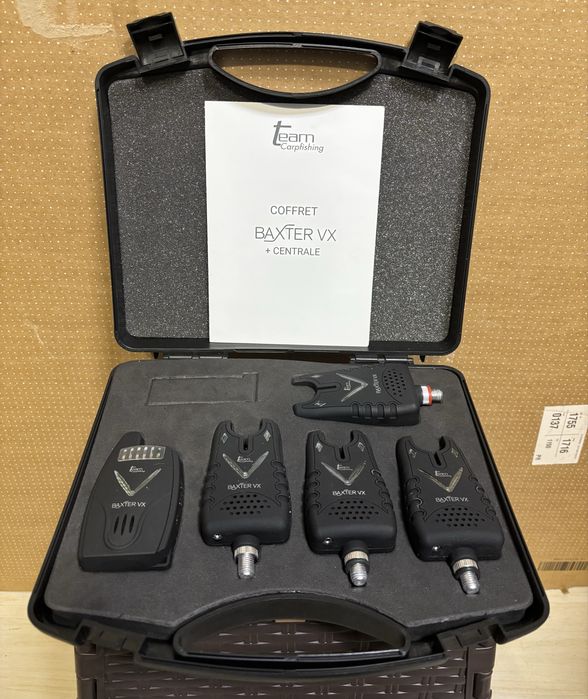 MDM vinde: Kit Carp Baxter VX 4 avertizoare+ 1 statie.