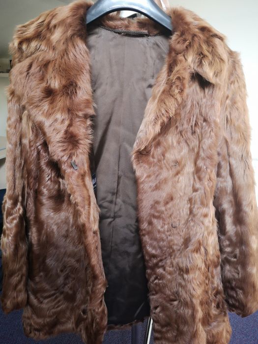 Haină de dama din blana de ied Mongolia