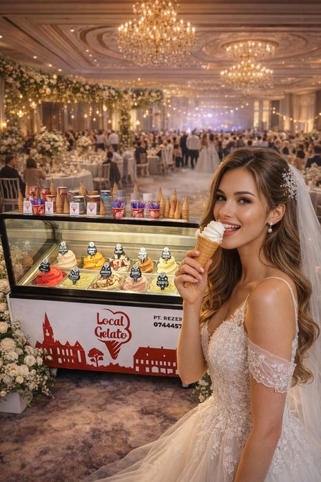 Ice cream BAR , Înghețată la nuntă , Gelato Bar , Înghețată artizanală