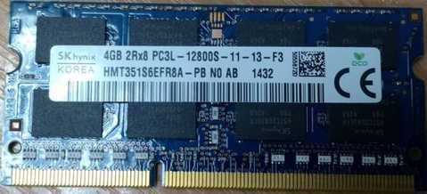 Memorie Laptop SKhynix 4GB 1600 PC3L 1.35V HMT351S6EFR8A