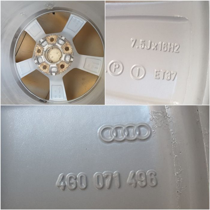 jante aliaj 16; 5x112; originale Audi A4B8 a4 b8, A6C7