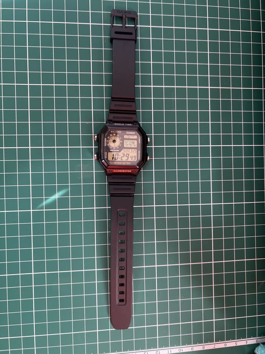 Кварцевые часы casio 1200 WH