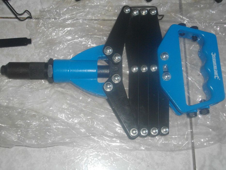 Италия Нова Ръчна Нитачка 3,2-6,4мм-5 Глави/Дюзи Профи Silverline Lazy