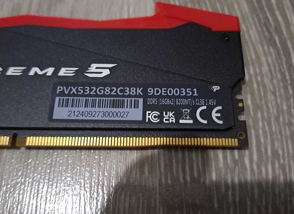 32gb 8200MT/s DDR5 cl38 (2x16) Patriot Viper Xtreme 5