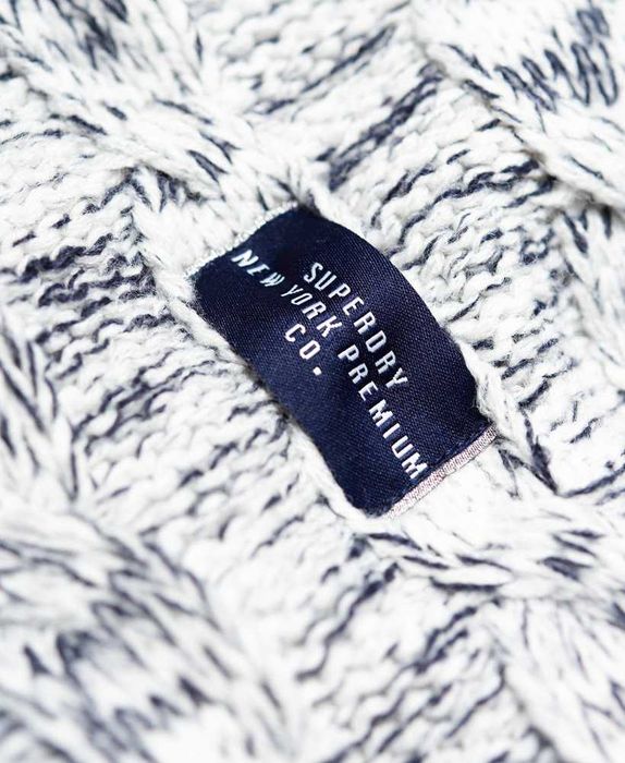 Manusi si Fular Superdry Clarrie Cable NOI (Mittens and Snood)