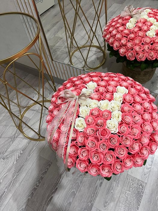 Именной мыльные цветы