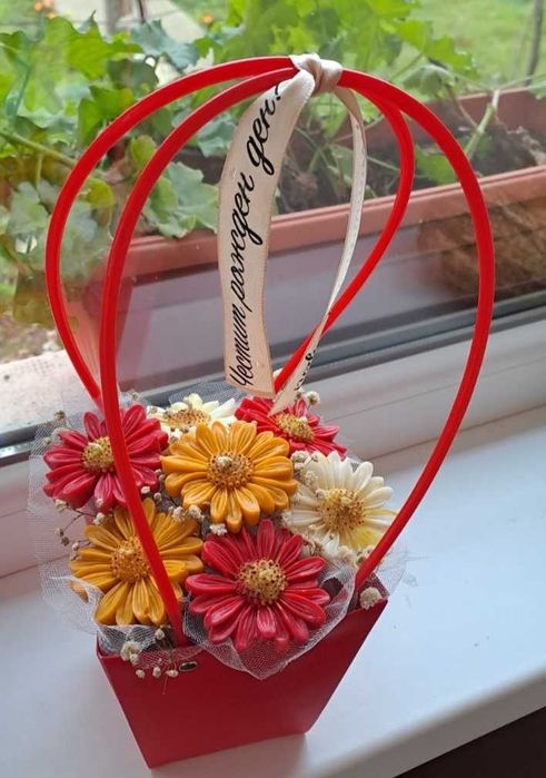 Цветя от соев восък