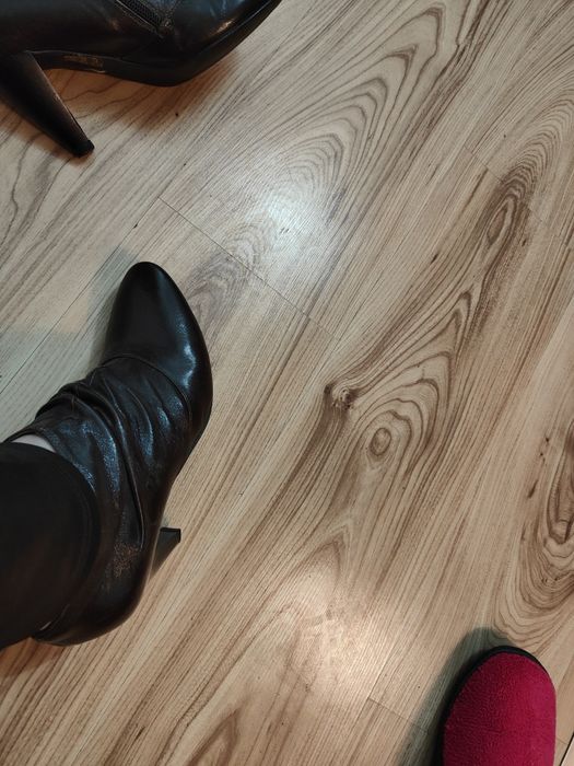 Botine Minelli piele naturala maro