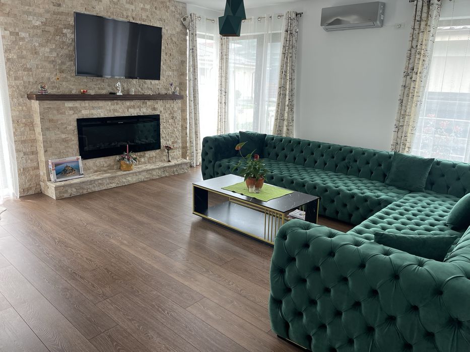 Casa parter, moderna, ultracentral, complet mobilata in  ansamblu rezidential