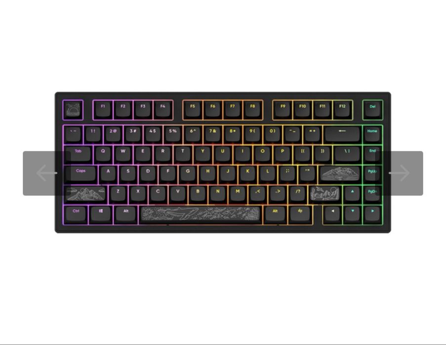 Клавиатура DARK PROJECT ALU81A Terra NOSTRA black