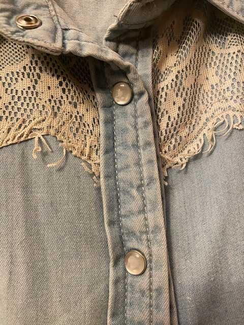 Camasa Denim Elogy cowboy style pentru femei