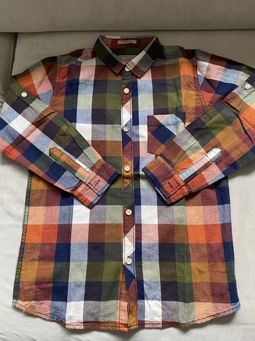 Camasa carouri, noua 7-8 ani, baieti