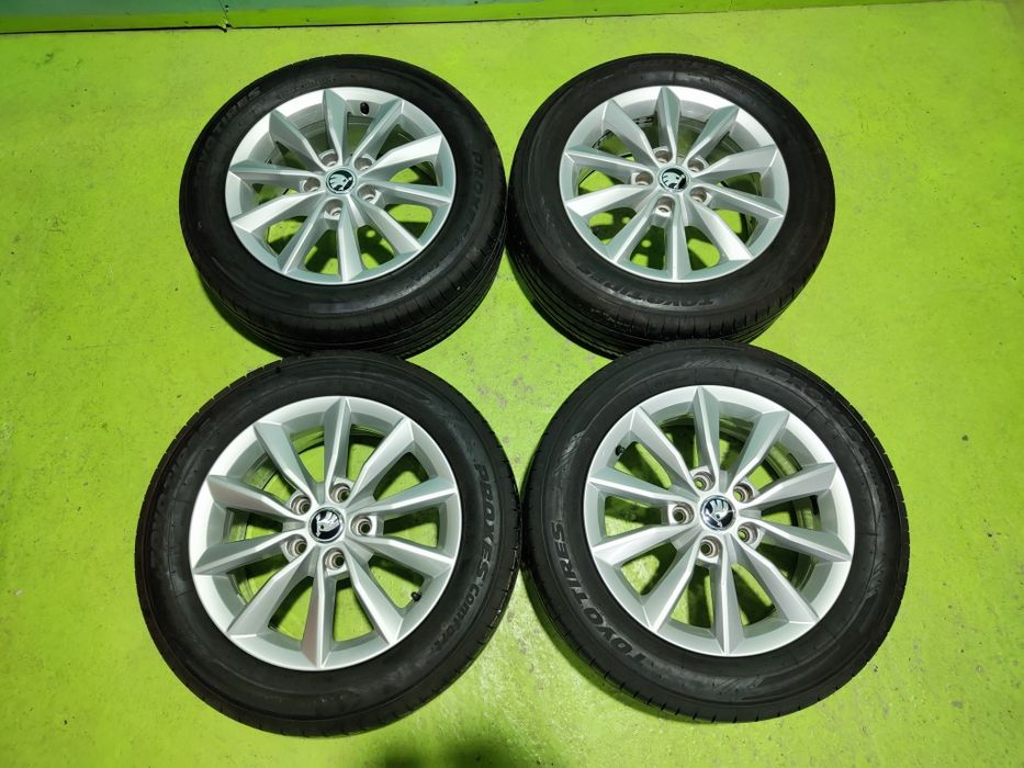 16 5x112 Skoda Octavia лети джанти 205/55/16 5х112 шкода 205/55/16