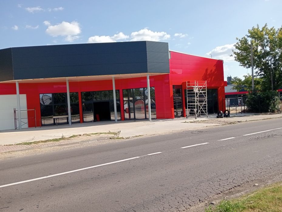 Fațade ventilate placate cu bond , fibrociment , trespa, hpl